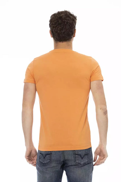 Trussardi Action Orange Baumwolle Männer TShirt