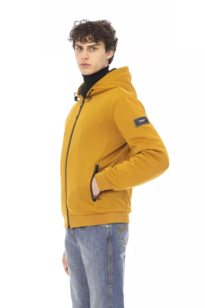 Baldinini Trend Gelbe Polyester Männer Jacke