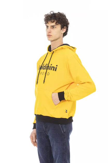 Baldinini Trend Gelber Baumwoll-Hoodie für Männer