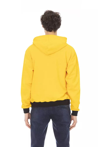 Baldinini Trend Gelber Baumwoll-Hoodie für Männer