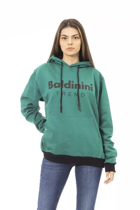 Baldinini Trend Schwarzer Baumwollpullover für Frauen