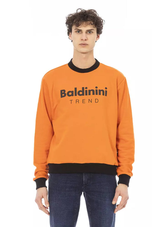 Baldinini Trend Orange Baumwolle Männer Pullover