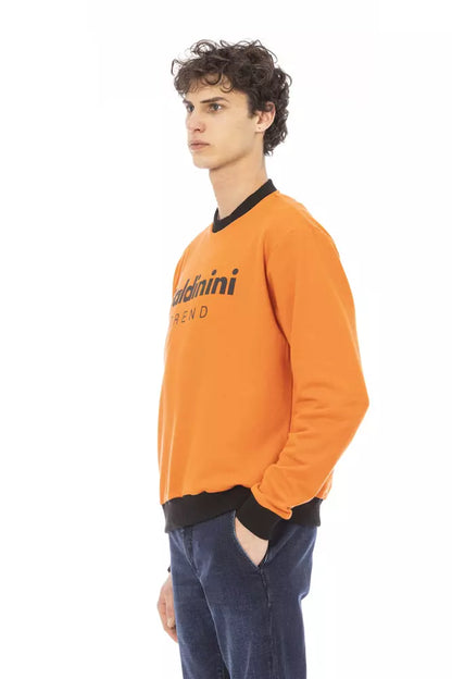 Baldinini Trend Orange Baumwolle Männer Pullover