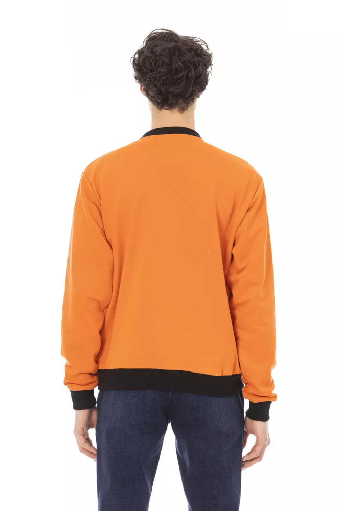 Baldinini Trend Orange Baumwolle Männer Pullover