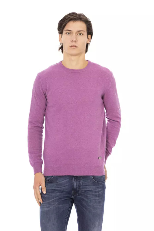 Baldinini Trend Lila Pullover aus Wolle für Männer