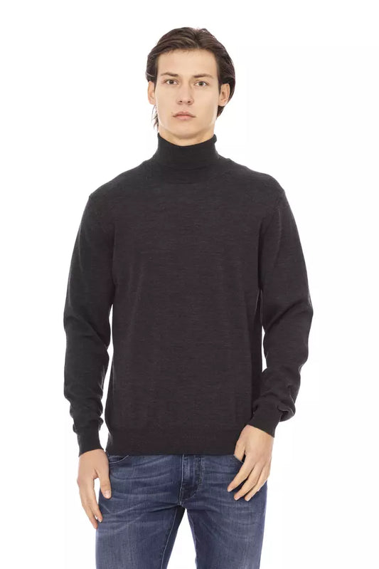 Baldinini Trend Brauner Stoff Männer Pullover