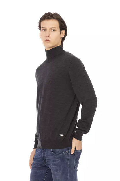 Baldinini Trend Brauner Stoff Männer Pullover