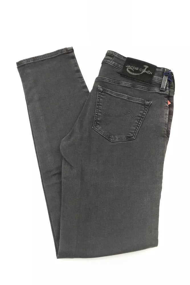 Jacob Cohen Schwarze Baumwolljeans für Frauen