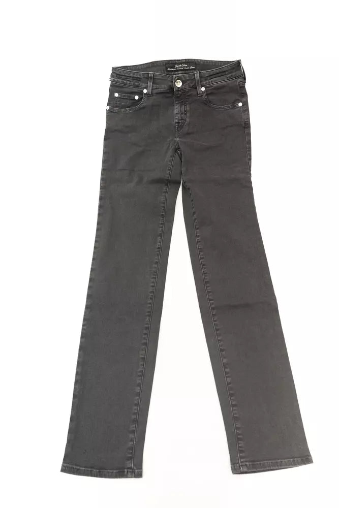 Jacob Cohen Schwarze Baumwolljeans für Frauen