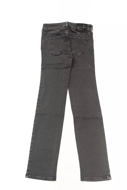 Jacob Cohen Schwarze Baumwolljeans für Frauen