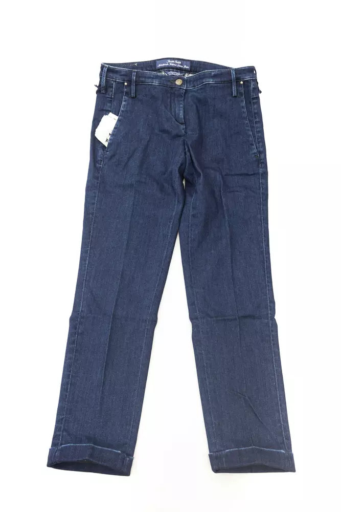 Jacob Cohen Blaue Baumwolle Frauen Jeans