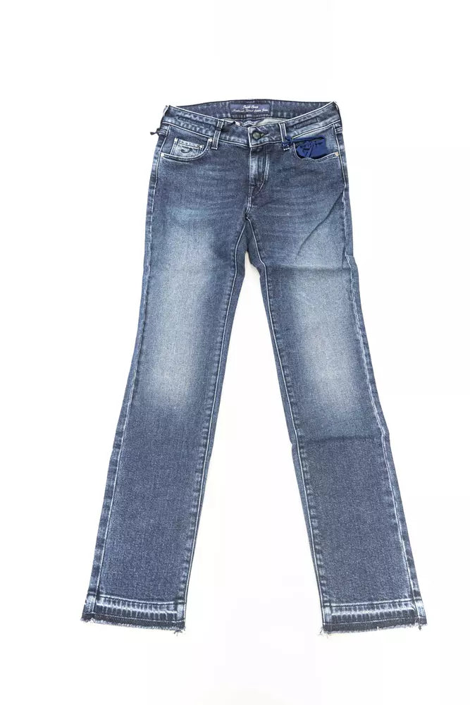 Jacob Cohen Blaue Baumwolle Frauen Jeans