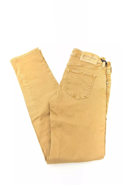 Jacob Cohen Beige Baumwolle Damenjeans