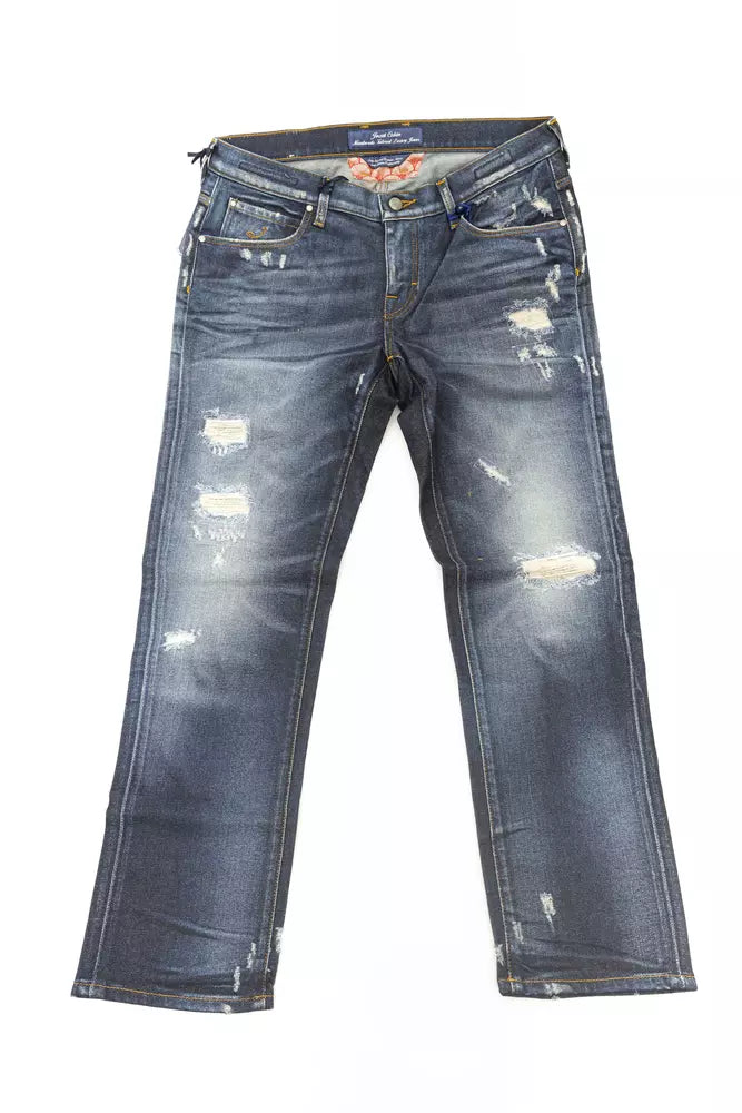 Jacob Cohen Blaue Baumwolle Damenjeans