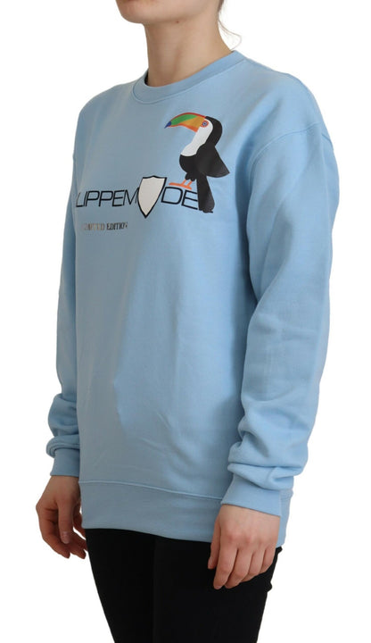 Philippe Model Schicker hellblauer Pullover mit Logo-Verzierung