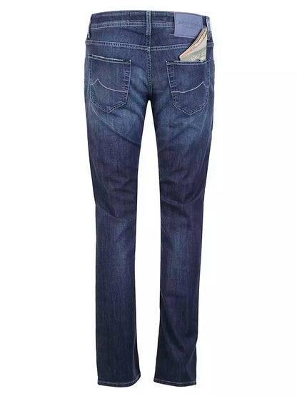 Jacob Cohen Elegante leicht gewaschene Stretch-Denim-Jeans