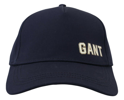 Gant Elegante Baseballmütze aus blauer Baumwolle