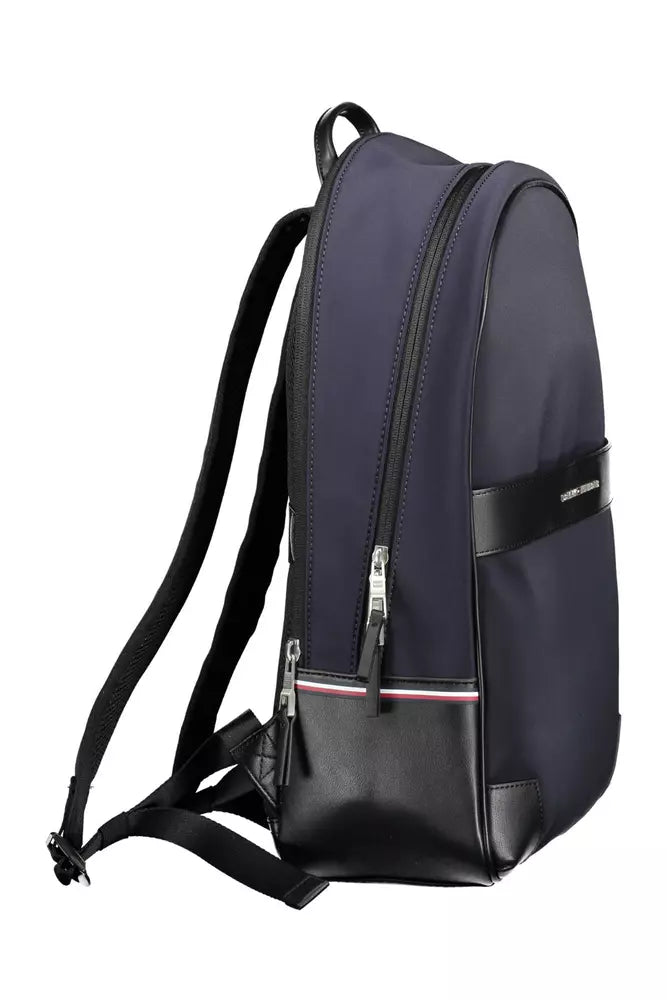 Tommy Hilfiger Blauer Polyethylen-Rucksack für Männer