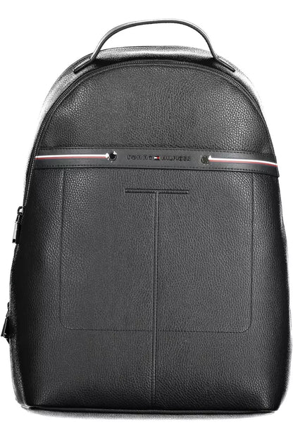 Tommy Hilfiger Schwarzer Polyethylen-Rucksack für Männer