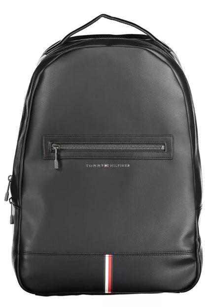 Tommy Hilfiger Schwarzer Polyethylen-Rucksack für Männer