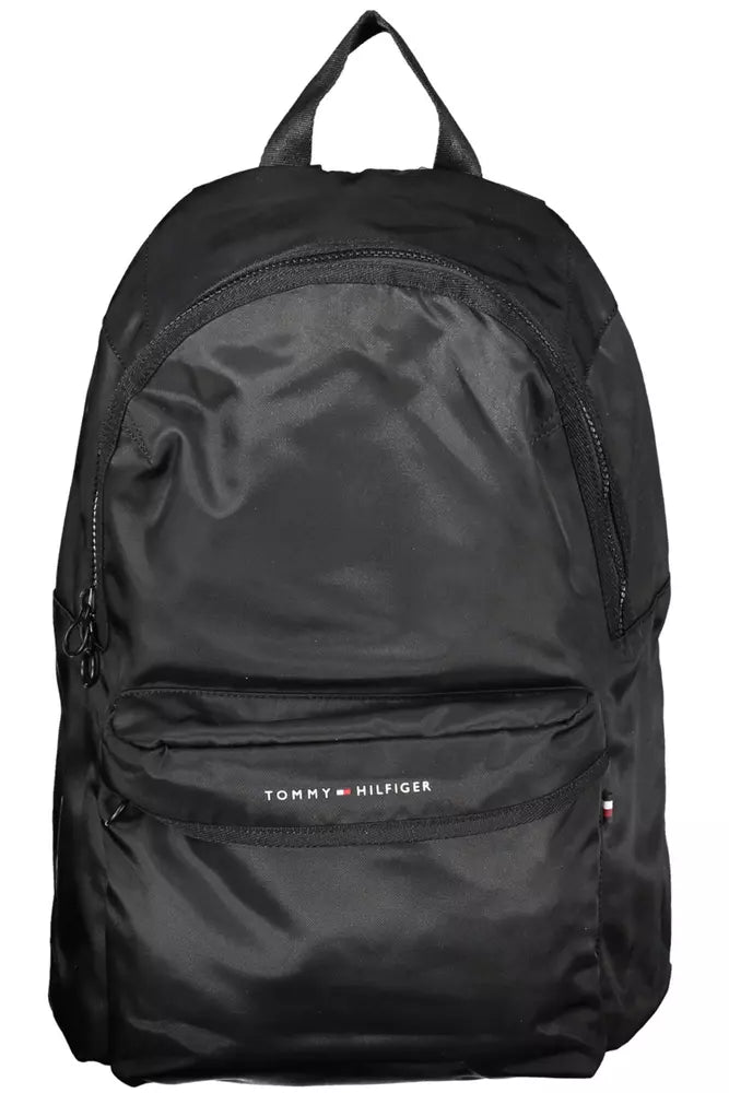 Tommy Hilfiger Schwarzer Polyester-Rucksack für Männer