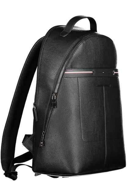 Tommy Hilfiger Schwarzer Polyethylen-Rucksack für Männer