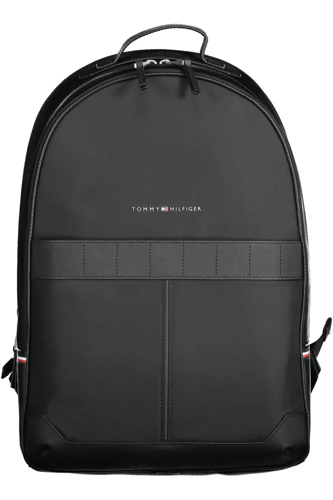 Tommy Hilfiger Schwarzer Polyester-Rucksack für Männer