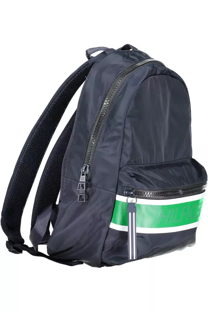 Tommy Hilfiger Blauer Polyester-Rucksack für Männer