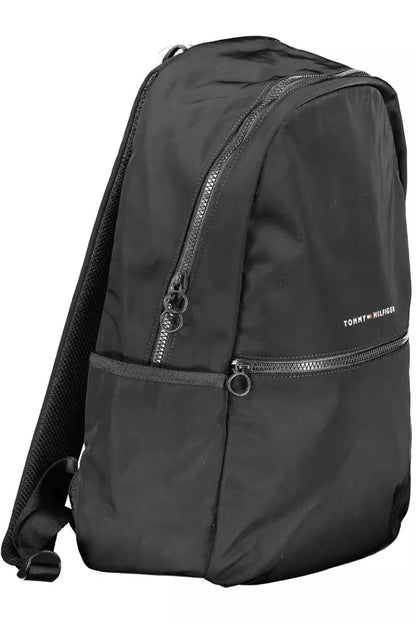 Tommy Hilfiger Schwarzer Polyester-Rucksack für Männer