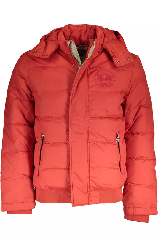 La Martina Orange Polyamid Herren Jacke