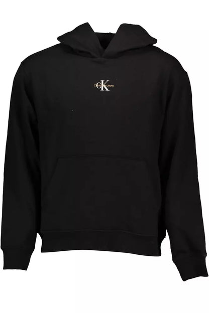 Calvin Klein Schwarzes Baumwoll-Sweatshirt für Männer