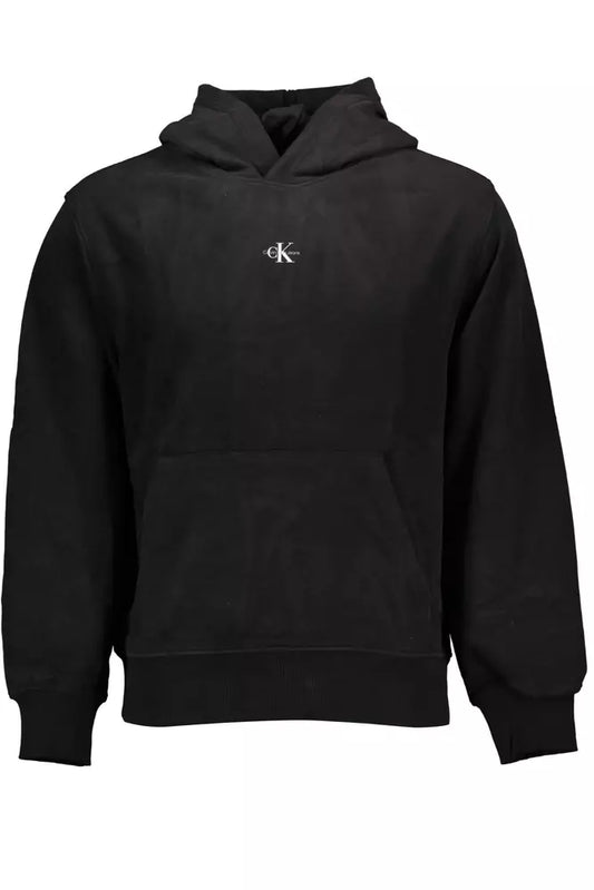 Calvin Klein Schwarzer Baumwollpullover für Männer