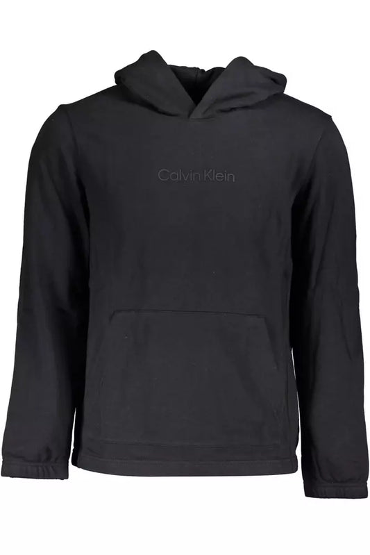 Calvin Klein Schwarzer Baumwollpullover für Männer