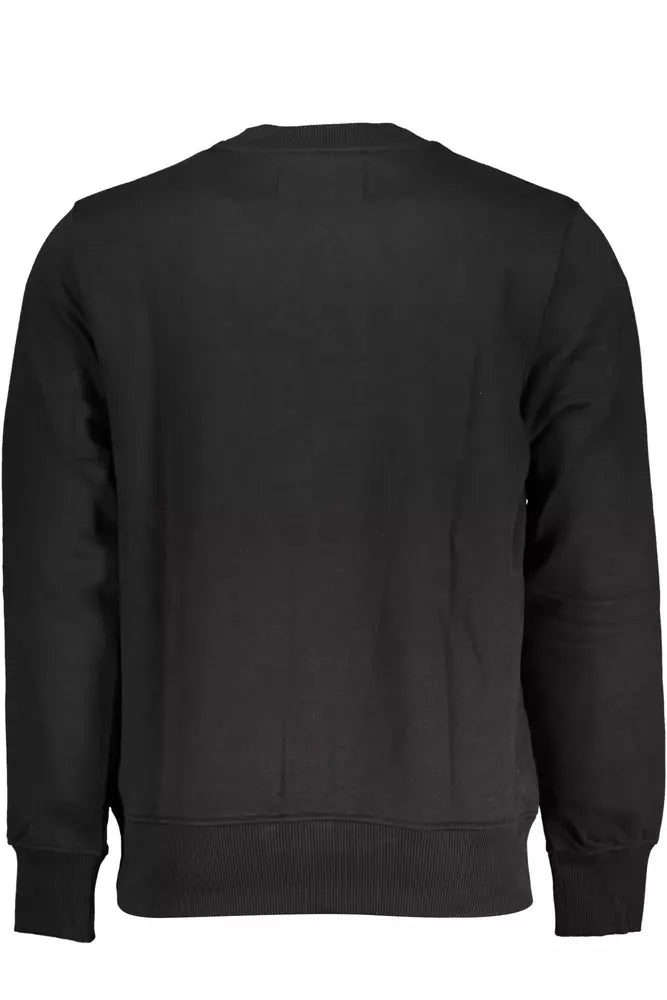 Calvin Klein Schwarzer Baumwollpullover für Männer