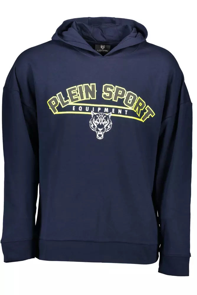 Plein Sport Blauer Baumwollpullover für Männer