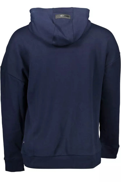 Plein Sport Blauer Baumwollpullover für Männer