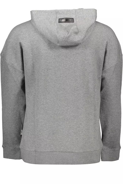 Plein Sport Graues Baumwoll-Sweatshirt für Männer