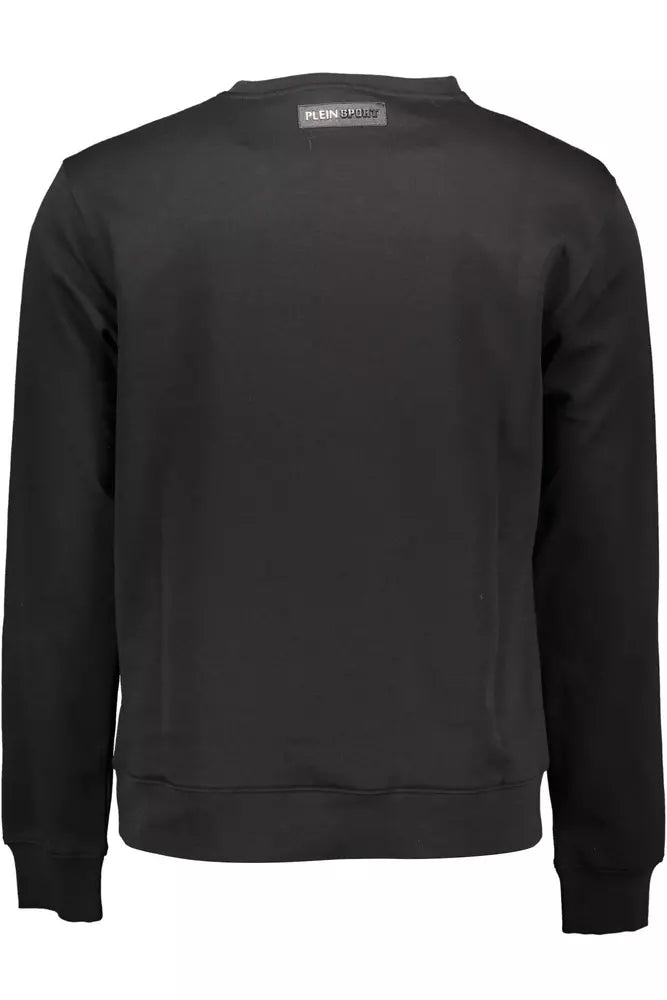 Plein Sport Schwarzer Baumwollpullover für Männer