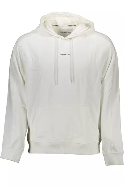 Calvin Klein Weißer Baumwollpullover für Männer