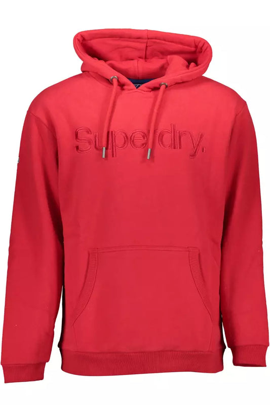 Superdry Roter Baumwollpullover für Männer