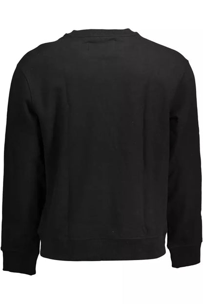 Calvin Klein Schwarzer Baumwollpullover für Männer