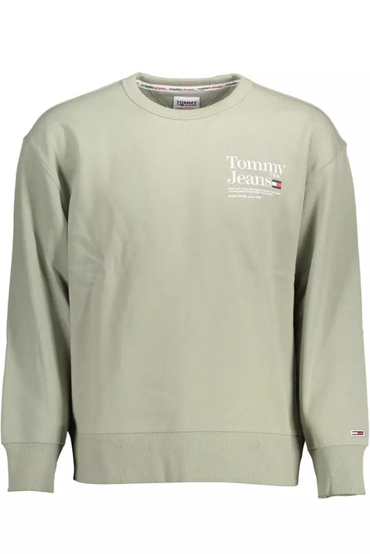 Tommy Hilfiger Grüner Baumwollpullover für Männer