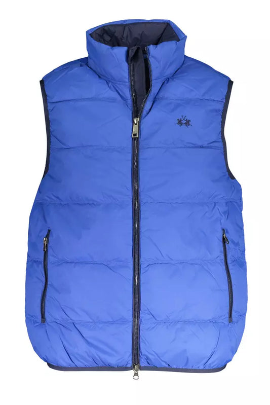 La Martina Blaue Polyamid Herren Jacke