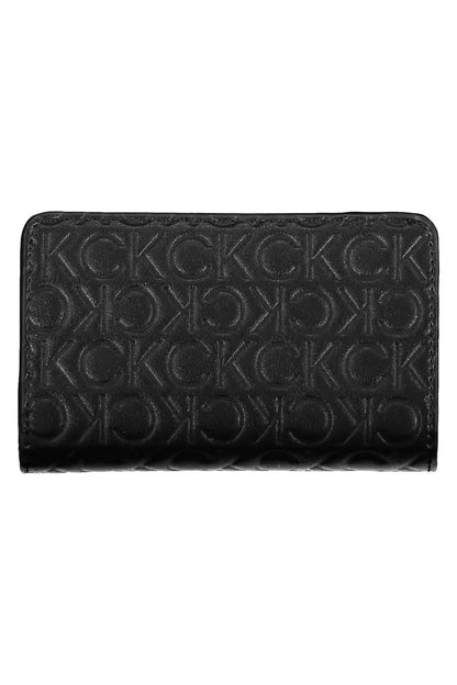 Calvin Klein Schwarzes Polyester Portemonnaie für Frauen