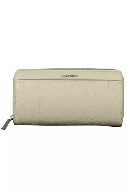 Calvin Klein Beige Polyethylen Damen Geldbörse