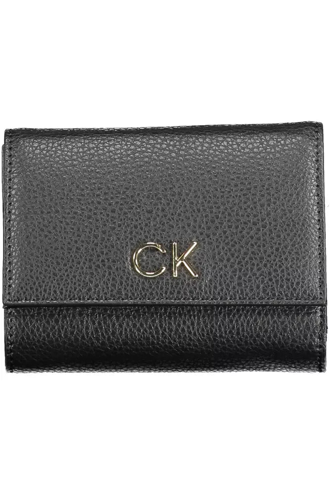 Calvin Klein Schwarzes Polyethylen Portemonnaie für Frauen