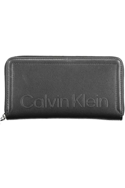 Calvin Klein Schwarzes Polyethylen Portemonnaie für Frauen