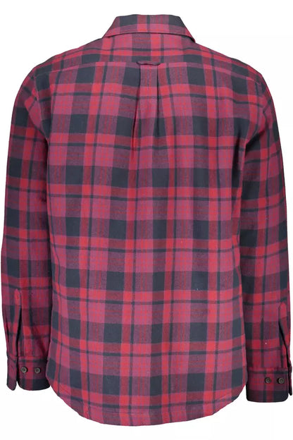 Gant Lila Baumwolle Männer Shirt