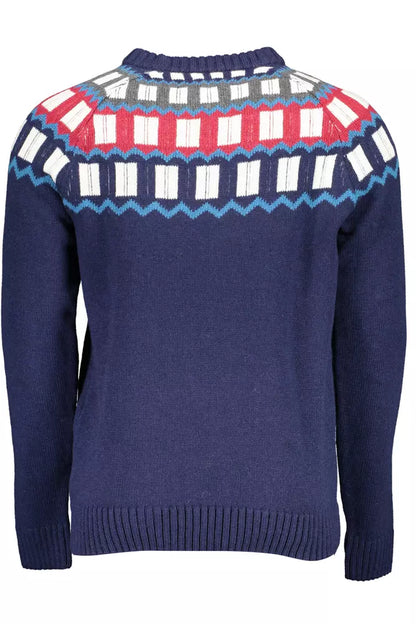 Gant Blauer Pullover aus Wolle für Männer