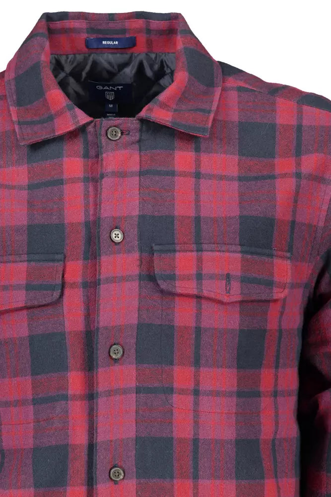 Gant Lila Baumwolle Männer Shirt